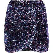 Faina Rok blauw / pink