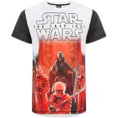Heren The Last Jedi Eerste Orde T-shirt (Wit)