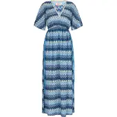 IZIA Zomerjurk blauw / marine / grijs