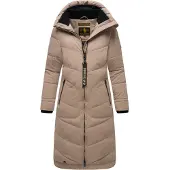 MARIKOO Wintermantel 'Benikoo' beige / zwart