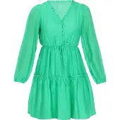 Faina Jurk lichtgroen