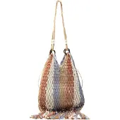 IZIA Shopper beige / blauw / cognac / offwhite