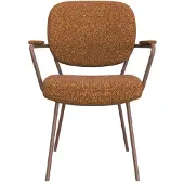 Label51 Eetkamerstoel lausanne coral boucle set van 2