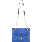 Faina Schoudertas royal blue/koningsblauw / goud