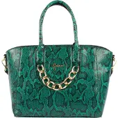 Faina Handtas goud / groen / zwart