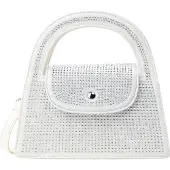 Faina Handtas zilver / wit