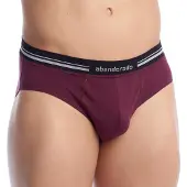 Abanderado Atmungsaktiver Herren-Slip mit anatomischer Vorderseite aus Stoff A077H