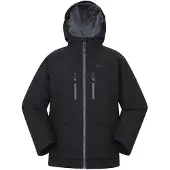 Mountain Warehouse Kinder Blizzard Extreme Waterdichte Ski Jacket (Zwart)