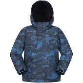 Mountain Warehouse Kinder/Kinder Berg Abstract Ski jas (Donkerblauw)