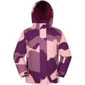 Mountain Warehouse Ski jas voor kinderen/kleuters Sneeuwklokje aquarel (Bes)