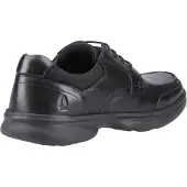 Hush puppies Heren Hugh Leren Casual Schoenen (Zwart)