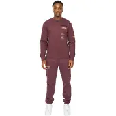 Duck and Cover Heren Applewood Top & Bottom Set (Rum Rozijn)