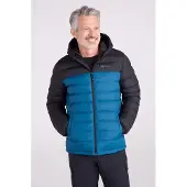 Mountain Warehouse Heren Seasons II Camo Gewatteerde Jas (Benzine)