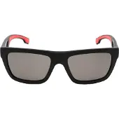 HUGO BOSS Heren 1450/S 0003 M9 Gepolariseerde Zonnebril (Mat zwart/grijs)