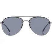 HUGO BOSS Heren 1537/F/SK 06LB IR Zonnebril (Donker Ruthenium/Grijs)