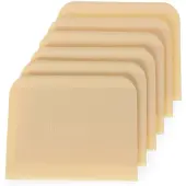 Hendi Set deegschrapers – polypropyleen – vaatwasmachinebestendig – 120x96 mm – 6 stuks