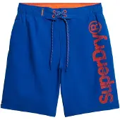Superdry Boardshorts indigo / rood