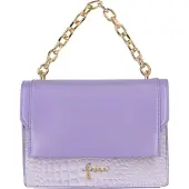 Faina Handtas goud / lila / lavendel