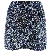 Faina Rok blauw / zwart