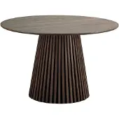 Ebuy24 Eettafel Osaka | hout grijs 120x75x120 cm eettafels | NADUVI