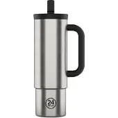 24Bottles - Straw Cup - Brushed Steel - 800 ml