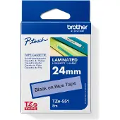 Brother Tape TZe-551 Zwart op blauw (24 mm)