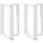 vidaXL Eettafelpoten 2 st T-vormig 60x35x(72-73) cm staal wit
