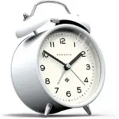 Newgate Echo Alarm Clock in White