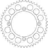 Esjot 13044 420 Achtertandwiel