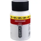 Royal Talens Amsterdam acrylverf - 600 ml - titaanwit 105