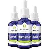 Vitakruid 3x Vitamine D3 druppels (30 ml)