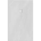 Brauer Asteroid Douchebak Mineraalmarmer - 160x100cm - Mat Wit - Mineraalmarmer - Douche, Douchebakken - 8720359378125