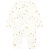 Noppies Rompertje/body cappuccino / taupe / basaltgrijs / wolwit