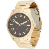 GUESS Analoog horloge goud / zwart
