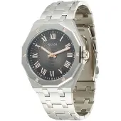 GUESS Analoog horloge 'Asset' goud / zwart / zilver