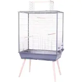 Zolux vogelkooi neolife grijs 81x48x152 cm