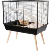 Zolux knaagdierkooi neo muki zwart - 78x48x87,5 cm