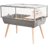 Zolux Knaagdierkooi Neo Nigha - Dierenverblijf - 78x48x64.5 cm Grijs