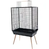 Zolux vogelkooi neo jili xl zwart - 81x48x132 cm