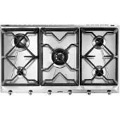 Smeg Contemporanea Srv596gh5 Gaskookplaat 90 Cm