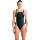 Arena - Women's Swim Pro Back Graphic - Badpak 38, zwart