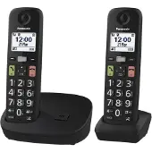 Panasonic DECT KX-TGU112EXB Duo Zwart