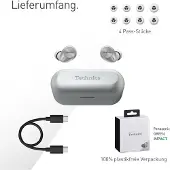 Technics AZ40M2, True Wireless Stereo (TWS), Gesprekken / muziek / sport / vrijetijd, Koptelefoon met microfoon, Zilver