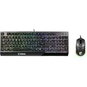 MSI Pak Klavier - Souris Vigor Gk30 Combo RGB (Noir) (UK, Bedraad), Toetsenbord, Zwart