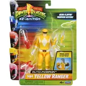 Power rangers Playmates Mighty Morphin Action Figure Auto-Morphin Yellow Ranger 12 cm Action Figuur