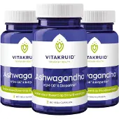 Vitakruid Ashwagandha KSM-66 & Bioperine (60 capsules)