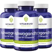 Vitakruid 2x Ashwagandha KSM-66 & Bioperine (90 capsules)