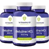 Vitakruid Betaïne HCL 650 mg | 120 tabletten