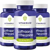 Vitakruid 3x Saffraan & L-Theanine (90 capsules)