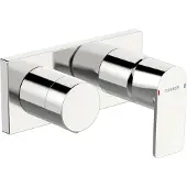 Hansa Hansastela Afbouwdeel Douche/Badmkr. Met Omstelling Rozet 75X175Mm